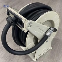 튜브 호스 디스펜서 거치대 자동 급유 릴 주유 주유관, 6부릴+15m튜브+실접