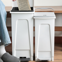 15L 20l쓰레기통 모던 디자인 인테리어 페달휴지통, 노블페달휴지통20L(베이지)