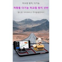 차량용 다기능 미끄럼 방지 매트 매트밀림방지패드 차량용 다기능 매트밀림방지패드, 블루, A타입 이동 회전식