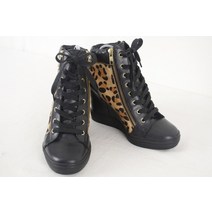 (STEVE MADDEN)스티브매든 웨지스니커즈 리얼송치 ZIPPS(6M/230±5mm)