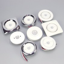 삼창 도경 인체감지 다기능 센서 매입형 노출형 센서모듈 재실감지기 현관, A.SC 다기능센서, SC 3.5인치 원형 다기능센서 (크롬), 1개