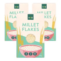 Holland & Barrett Millet Flakes 홀랜드앤바렛 밀레 후레이크 500g 3팩
