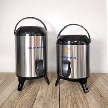 필하이 야외 캠핑 휴대용 보냉보온물통 스테인레스 워터저그 B타입 3L(실용량 2.8L)/4L(실용량 3.8L), 4L