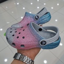 편집샵 에스마켓 크록스 클래식 glitter 클로그 k 206993-0ZT