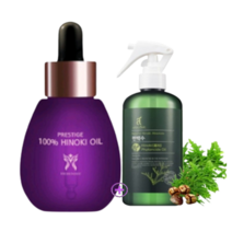국내산 천연 피톤치드 편백오일 100% 25ml 히노끼 오일 원액+천연 편백수300ml 스프레이