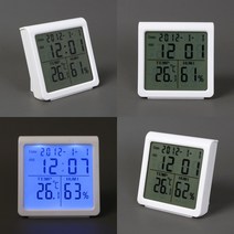 마트498 LCD 디지털시계 온습도계(백라이트) 목욕탕 겨울 습도측정 미니 온습도센서 어린이집용품 온도모니터링