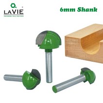 밀링커터 la vie 1pc 6mm shank ball nose end mill cnc, 6X22mm