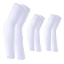 패션파트너 자외선 차단 무봉제 UV쿨토시 2P x 3세트, 화이트