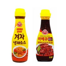 오뚜기 겨자 냉채 소스 + 바베큐 매운맛, 1개