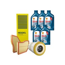 쉘 HX7 아우디 A6 엔진오일 세트, 아우디 A6 TFSI, 20 30 40 TFSI, HX7 5L 엔진오일 세트