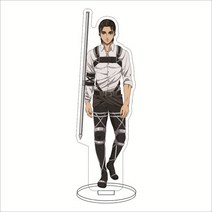 피규어케이스 피규어진열장 아크릴진열장 타이탄 아크릴 스탠드 모델 공격 Levi Mikasa Eren 애니메이션 피규어 Shingeki No Kyojin 데스크 장식 컬렉션 친구, [06] 6
