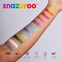 영국 스나자루 페이스 페인팅 물감 (옵션선택필수), 23. 스파클-Sparkle Turquoise