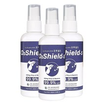 [오투쉴드-S] 뿌리는 살균소독제 100ml 500ml 1L 20L 이산화염소 생활방역, 100ml * 3개, 3개