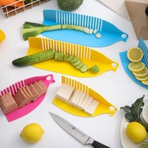 이지컷도마 슬라이스 칼질마스터 도우미 야채 햄 두부 레몬 예쁘게 자르기 칼질 잘하는 도마, 옐로우 대1+소1