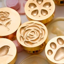 오더 실링왁스 씰 인장 스탬프 청첩장 편지 ver1, 3.장미시리즈-로즈 E (SW-30)