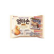 롯데 인간사료 스낵바 어린이간식 엄마손파이 254g 사무실다과 홈파티, 5개