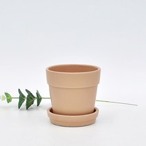 화분 도자기 파스텔 화분 7cm 11cm 13cm 반무광 화이트 핑크 문라이트 유칼립투스 분갈이 포레스트인, 03.문라이트, 03.13cm