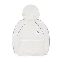 [국내 매장판] MLB 공용 베이직 썸머 파이핑 바람막이3AWJB0521-07WHS 300544