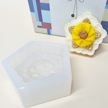 오각 전통 문양 수제몰드 1구 자체제작 비누 핸드메이드 DIY