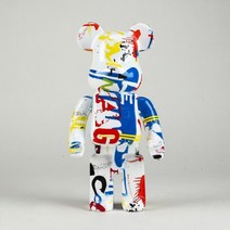 홈 인테리어 28Cm 베어 브릭 400% Be @ rbrick 게임 새해 선물 조수 놀이 모델 도금 수지 전자 게임, X19