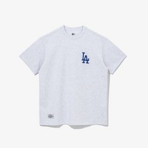 뉴에라 뉴에라 MLB 7이닝 스트레치2 LA 다저스 반팔 티셔츠 헤더 그레이_K 13086609