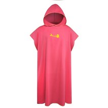 서핑 판초 변경 수건 빠른 건조 가운 후드 마이크로 화이버 비치 담요 목욕 수건 수영 수건 잠수복 비치 판초 성인용, 로즈 레드
