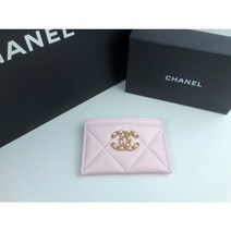 샤넬(명품잡화) 명품월드워런티 샤넬 19 카드지갑 연핑크 6299032139576937