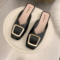 뮬 슬리퍼 여성 블로퍼 예쁜신발 편안한 슬리퍼