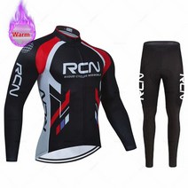 자전거복 봄 여름 싸이클 라이딩 의류 Rcn 겨울 보온 양모 세트 사이클링 의류 남성용 자전거 저지 스포츠, 02 jersey set 2