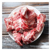 [바라던] 살코기 많은 점보 목뼈1kg 2팩(총 2팩) / 감자탕 해장국용, 주문선택:점보 목뼈1kg 2팩