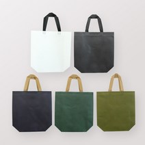 심플 부직포 가방 소 중 대 장바구니 튼튼한 쇼핑백, 소 32x28, 블랙 BB1