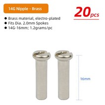 자전거바퀴 초경량 알루미늄 스포크 캡 14G 14mm CNC 가공 알루마이트 합금 니플 MTB 로드 바이크 휠 림 황, 15 CU 14G 16mm SV20P