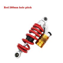 pcx쇼바 키트 리어 서스펜션 튜닝 바이크 오토바이 중앙 충격 흡수 장치 240mm 260mm 혼다 MSX125 SF M3 베넬리 TNT125 135 가와사키 Z125 프로, [05] 260mm red