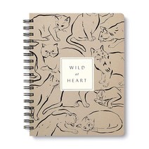 Compendium Spiral Notebook - Something Good Is Going to Happen Today. — 192개의 줄이 있는 페이지가 있는 디자이너 나선형, Wild at Heart