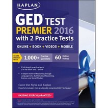 Kaplan GED Test Premier 2016 with 2 Practice Tests, Kaplan Publishing