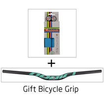 카본핸들바 탄소 섬유 자전거 핸들 바 제비 모양 그립 포함 MTB 도로 사이클링 스티어링 휠 초경량 산악, [13] 740mm blue