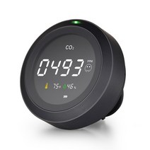 휴대용 복합가스 농도 측정기 유해 가스 누출 검지기 VOC 공기질 측정기 분석기 17, 회색, 1개