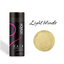 25g 리필 세비치 케라틴 헤어 빌딩 섬유 스타일 탈모 컨실러 섬유 헤어 파우더 왁스 염색 가발 확장 10 색, 06 Light blonde
