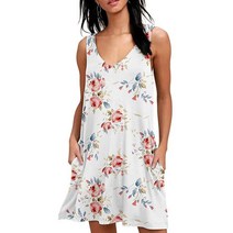 여성 여름 민소매 특종 목이 흐르는 탱크 탱크 탑 빈티지 꽃 인쇄 버튼 주름 캐주얼 느슨한 여가 튜닉 블라우스 셔츠 조끼