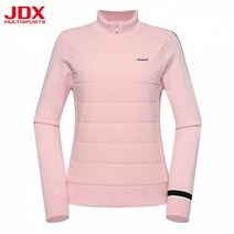 JDX 제이디엑스 21년 겨울 신상품! 여성 방풍 우븐퀼팅 반집업 티셔츠 X1SWSPWQ78_pt