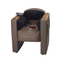 골반 교정기 운동기 골반틀어짐 교정 스트레칭 마사지기 체형 바른자세 척추 온열 황토 브라운 DA7000A, 1개