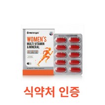 엔젯오리진 우먼즈 멀티비타민&미네랄 60정 여자 종합비타민 미네랄 영양제 영양 보충제 비타민B 1 2 6 12 컴플렉스 아연 엽산 비오틴 셀레늄 철분 포우먼 20대 30대 40대, 60캡슐X3개