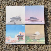 우리일쌍 서울여행 굿즈 디자인 메모지 세트 (7045922)