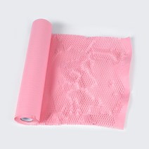 PaperPhant 벌집 크라프트 종이 완충재 포장지 500mm(폭) 50M(길이), 핑크