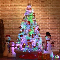 화이트 트리 풀세트 210cm 꾸미기 성탄절데코