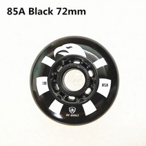 플라잉 이글 86A 그린 레드 FSK 스케이트 휠 RX 날개 슬라럼 그레이 85A FE 인라인 프리 스타일 롤러 Ruedas 80mm 72mm, 85A Black 72mm