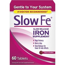 SlowFe Slow Release 슬로우 릴리즈 철분 45mg 60정