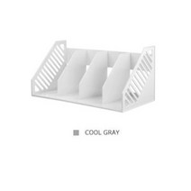 시스맥스 4단 책꽂이 2p, COOL GRAY, 3세트