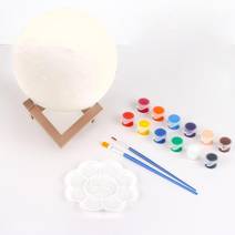 크리스마스 조명 달 무드등 만들기 수유등 취침등 수면등 DIY, 12cm