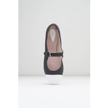 Bloch 여성 카시오페이아 발레 플랫 카푸치노. 5417974595, 10, White/Black, Black/White